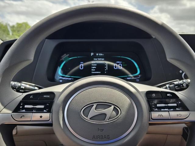 2026 Hyundai Elantra Hybrid Blue