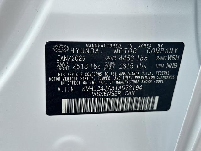 2026 Hyundai Sonata SE