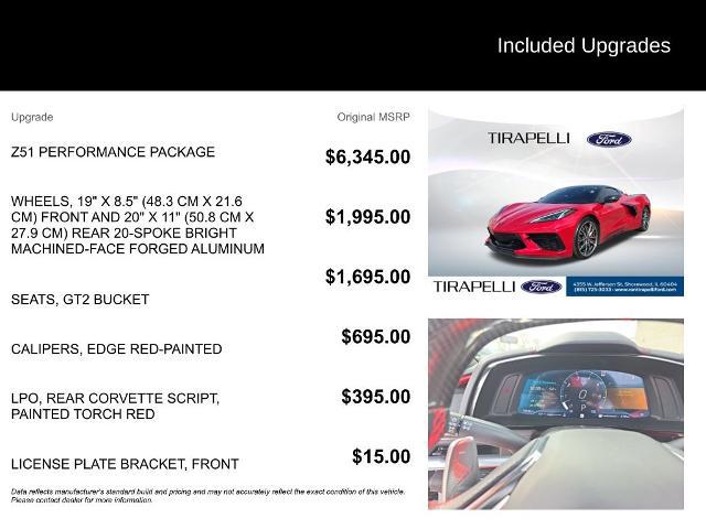 2023 Chevrolet Corvette Stingray RWD Convertible 2LT