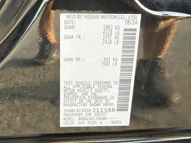 2025 Nissan Altima SR FWD