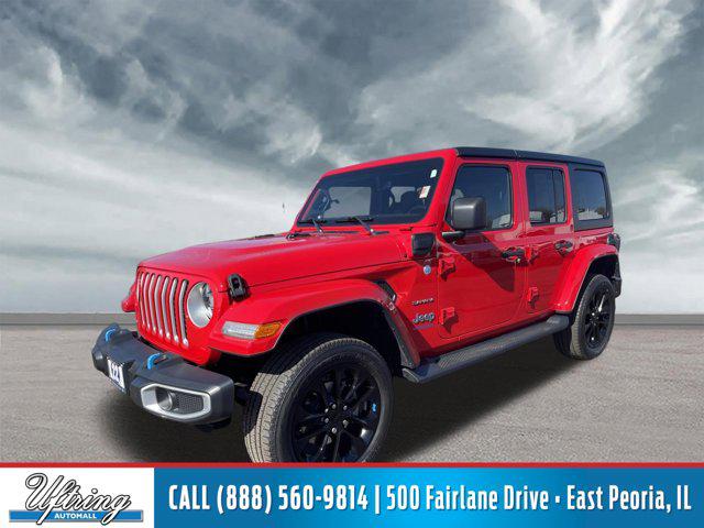 2022 Jeep Wrangler 4xe Unlimited Sahara 4x4 for sale in East Peoria, IL
