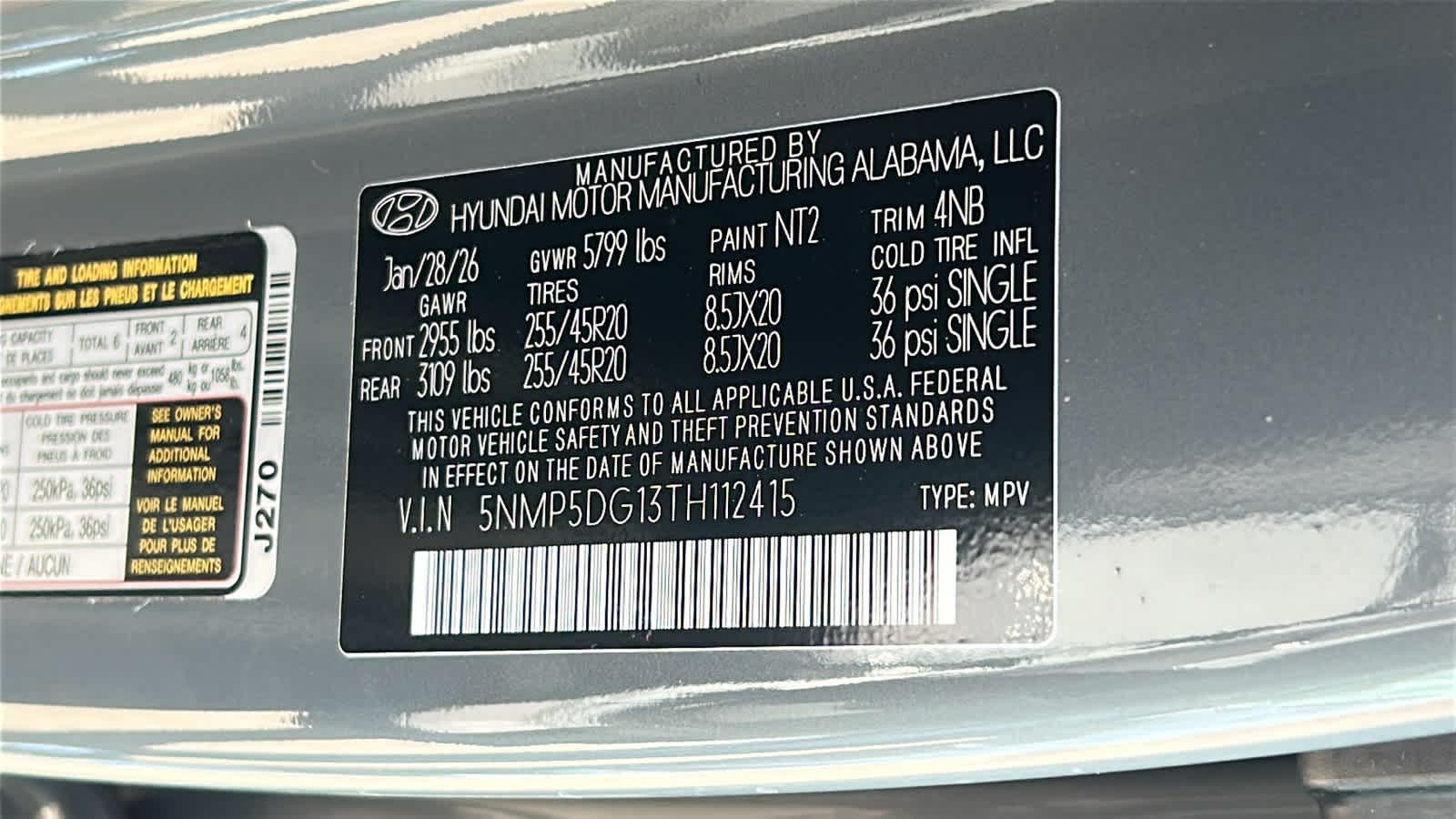 New 2026 Hampton Gray Hyundai Calligraphy image 60