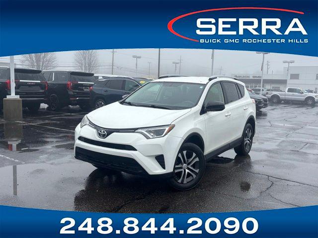 Super White 2016 Toyota RAV4 LE AWD SUV / Crossover All-Wheel Drive Automatic