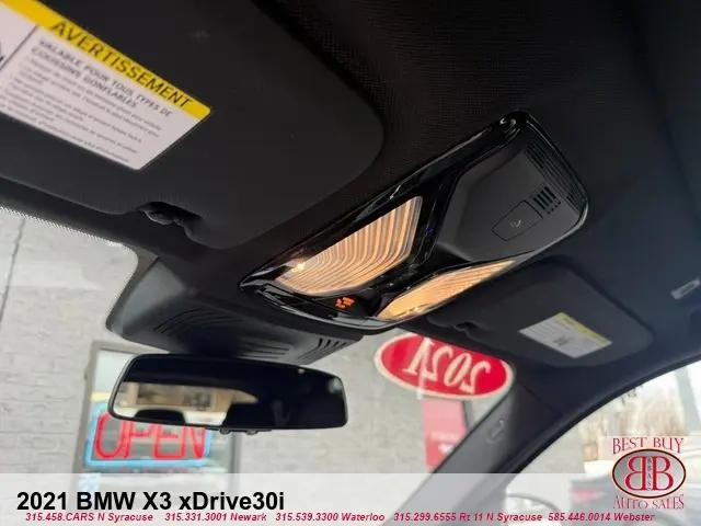 2021 BMW X3 xDrive30i