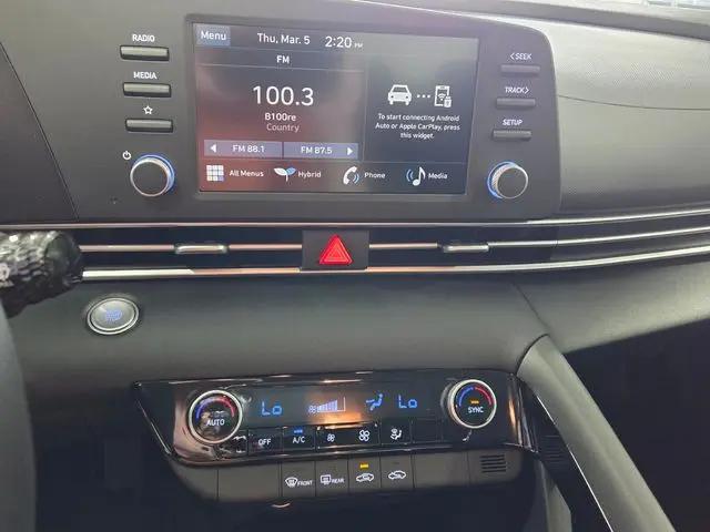 2026 Hyundai Elantra Hybrid Blue