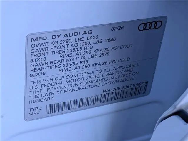 2026 Audi Q3 TFSI quattro S tronic
