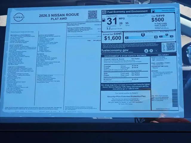 2026 Nissan Rogue Platinum