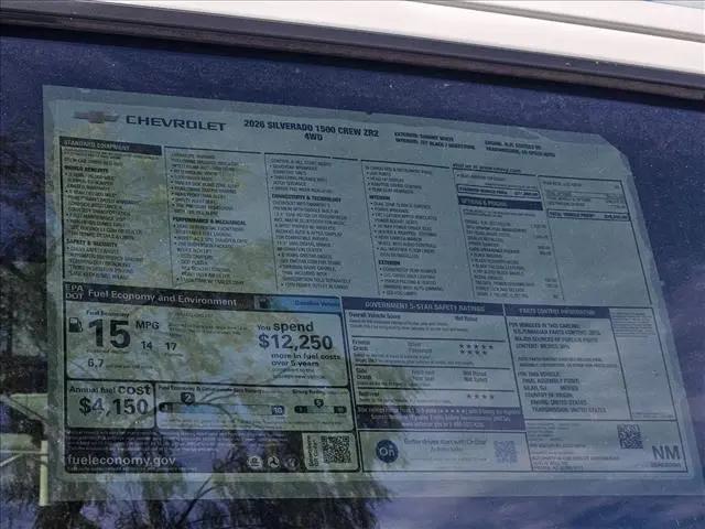 2026 Chevrolet Silverado 1500 4WD Crew Cab Short Bed ZR2
