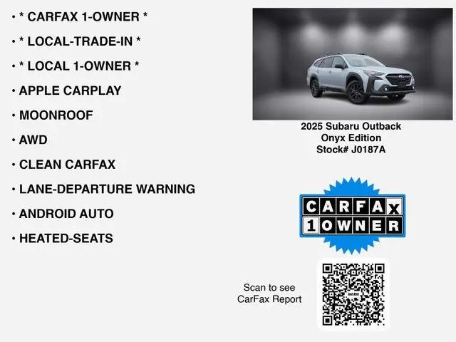 2025 Subaru Outback Onyx Edition