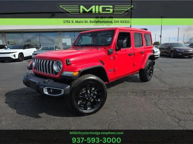 2025 Jeep Wrangler 4xe Sahara 4xe for sale in Bellefontaine, OH