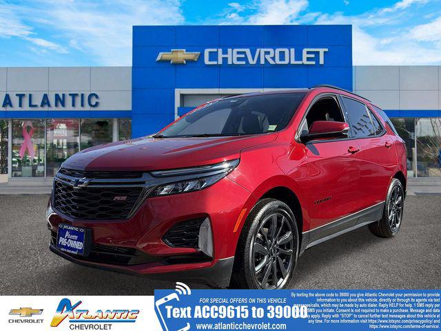 Radiant Red 2023 Chevrolet Equinox RS with 1RS AWD SUV / Crossover Four-Wheel Drive 6-Speed Automatic Overdrive