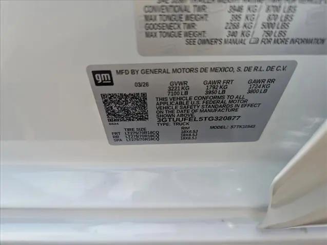 2026 GMC Sierra 1500 Crew Cab, Short Bed, AT4X, 4WD