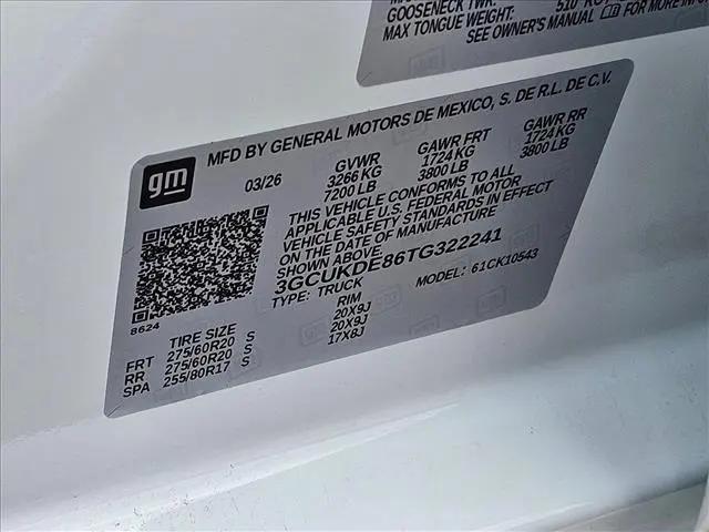 2026 Chevrolet Silverado 1500 4WD Crew Cab Standard Bed LT
