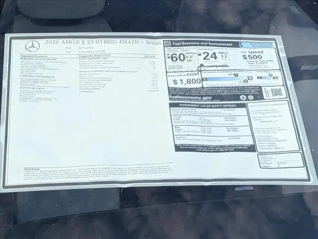 2026 Mercedes-Benz AMG E 53 E AMG E 53 E