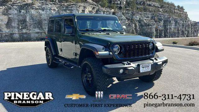 2024 Jeep Wrangler 4-Door Willys 4x4 for sale in Branson, MO