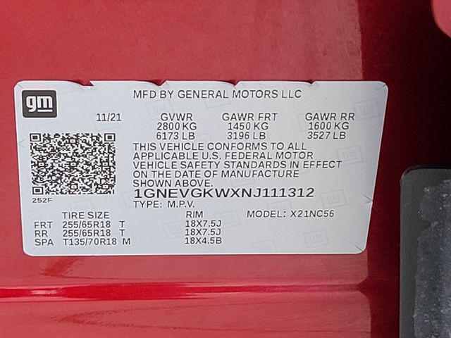 2022 Chevrolet Traverse AWD LT Cloth