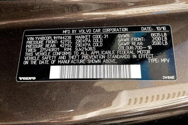 2017 Volvo XC90 Hybrid T8 Inscription