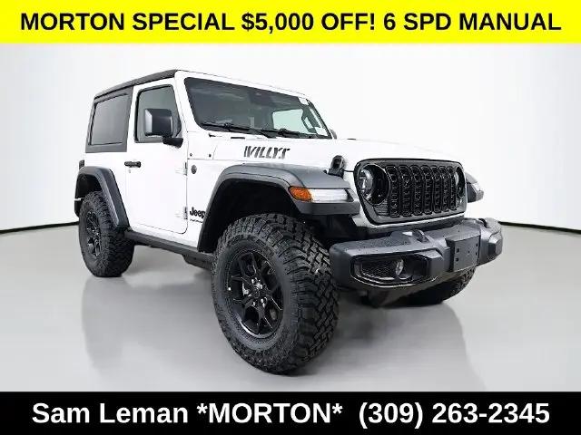 2026 Jeep Wrangler 2-Door Willys 4x4 for sale in Morton, IL