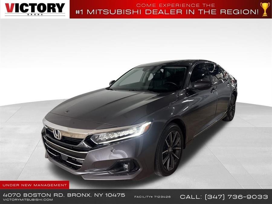Gray (Modern Steel Metallic) 2022 Honda Accord EX-L FWD Sedan Front-Wheel Drive Continuously Variable Transmission