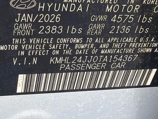 2026 Hyundai Sonata Hybrid Blue