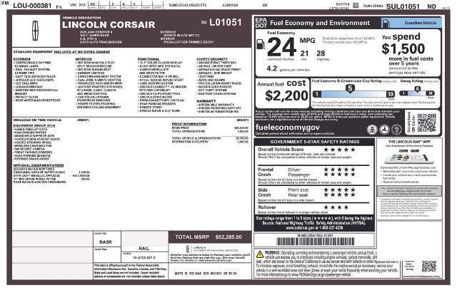 2025 Lincoln Corsair Reserve