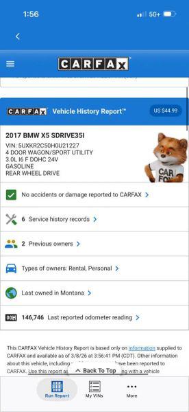 2017 BMW X5 sDrive35i