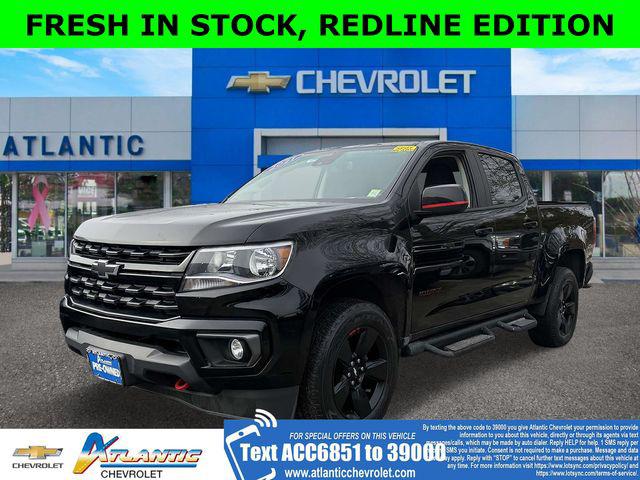 Black 2021 Chevrolet Colorado LT Crew Cab 4WD Pickup Truck Four-Wheel Drive 8-Speed Automatic