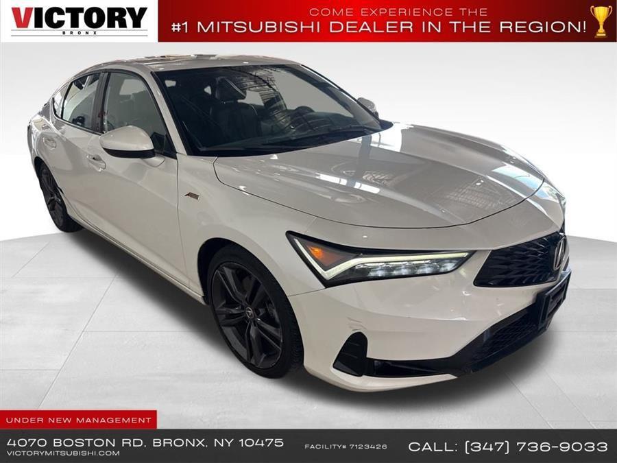 Platinum White Pearl 2023 Acura Integra FWD with A-SPEC Package Sedan Front-Wheel Drive Automatic