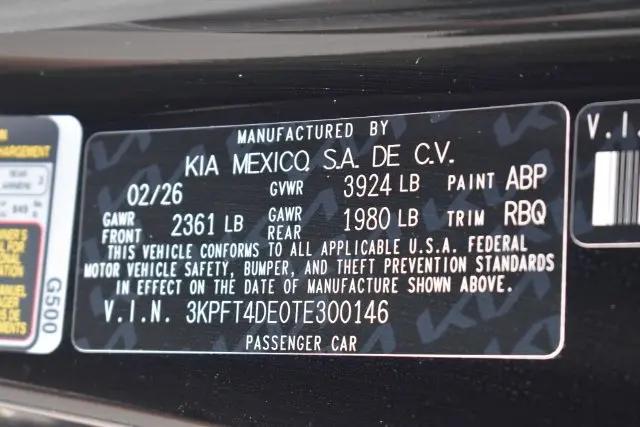 2026 Kia K4 LXS