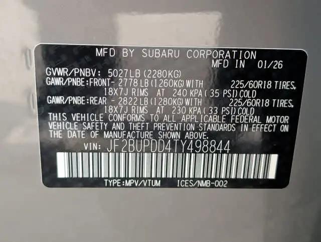 2026 Subaru Outback Limited