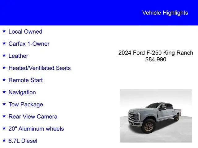 2024 Ford F-250 King Ranch