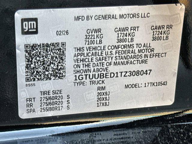2026 GMC Sierra 1500 Crew Cab, Short Bed, SLE, 4WD