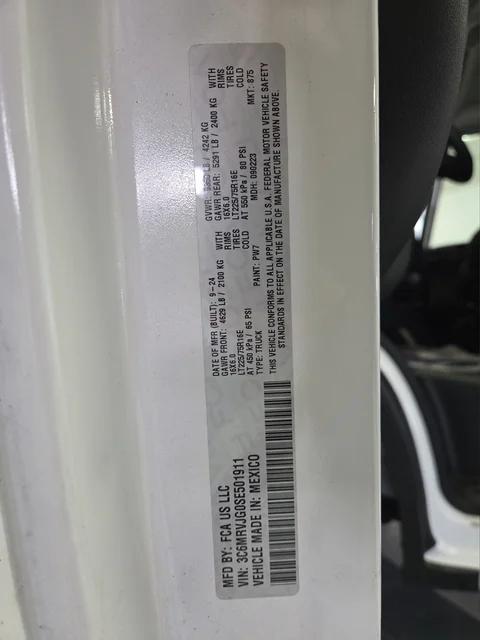 2025 Ram ProMaster Cargo Van Tradesman High Roof 159" WB EXT
