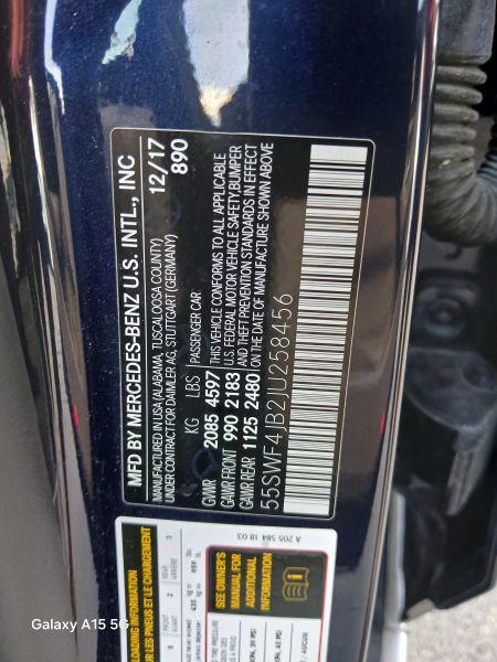 2018 Mercedes-Benz C-CLASS C 300 C 300