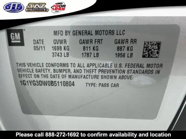 2011 Chevrolet Corvette 3LT