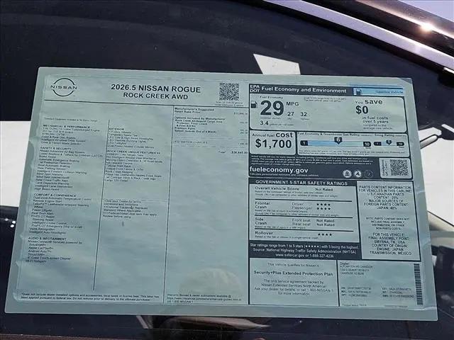 2026 Nissan Rogue Rock Creek