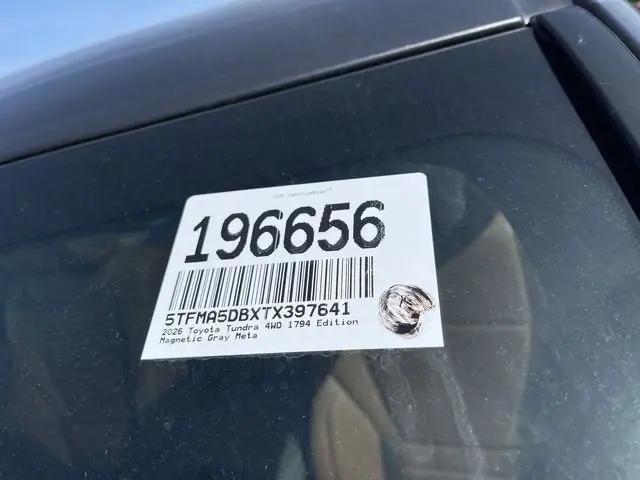 2026 Toyota Tundra 1794 Edition CrewMax 5.5' Bed