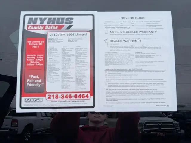 2019 Ram 1500 Limited Crew Cab 4x4 5'7" Box