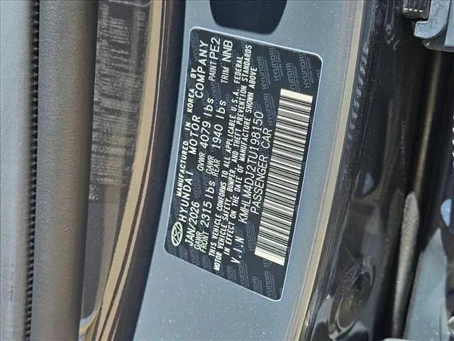 2026 Hyundai Elantra Hybrid Blue