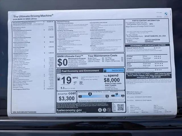 2026 BMW X5 M60i