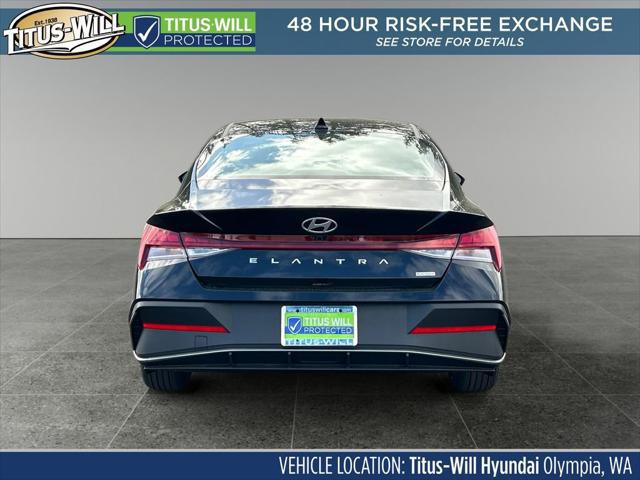 2026 Hyundai Elantra Hybrid Blue