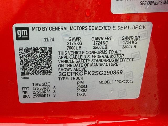 2025 Chevrolet Silverado 1500 4WD Crew Cab Short Bed Custom Trail Boss