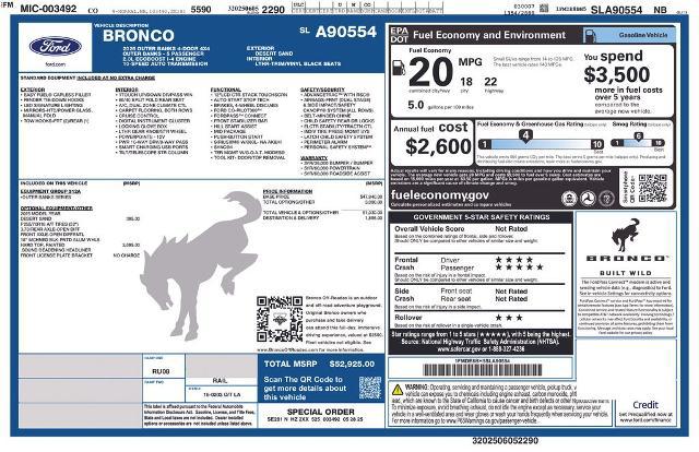 2025 Ford Bronco Outer Banks for sale in El Dorado Springs, MO