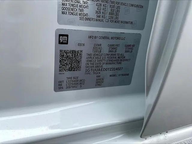 2026 GMC Sierra 1500 Crew Cab, Short Bed, Pro, 4WD