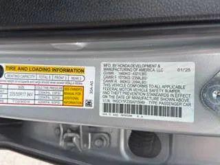 2025 Honda Accord Sedan LX