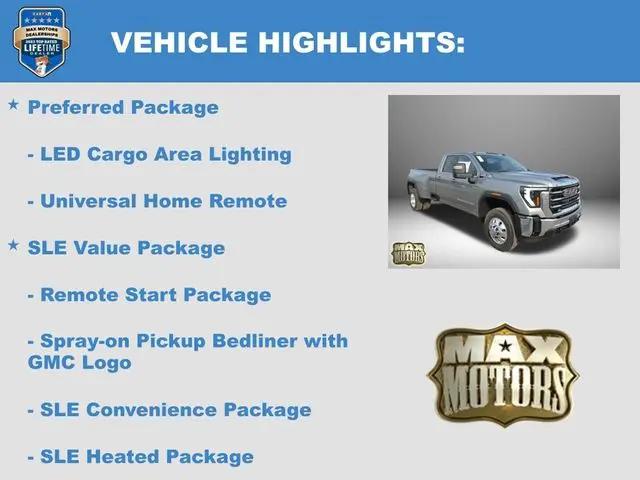 2026 GMC Sierra 3500HD Double Cab, Long Bed, SLE Dual Rear Wheel, 4WD