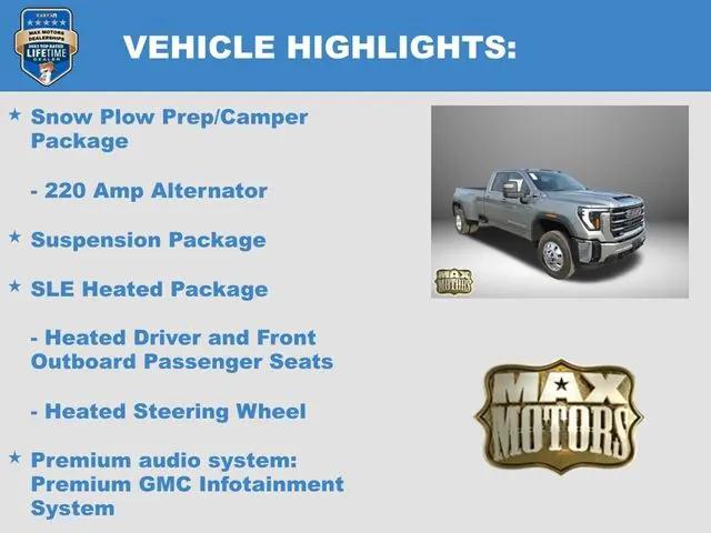 2026 GMC Sierra 3500HD Double Cab, Long Bed, SLE Dual Rear Wheel, 4WD