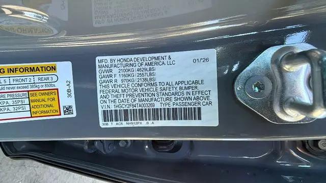 2026 Honda Accord Sedan Touring
