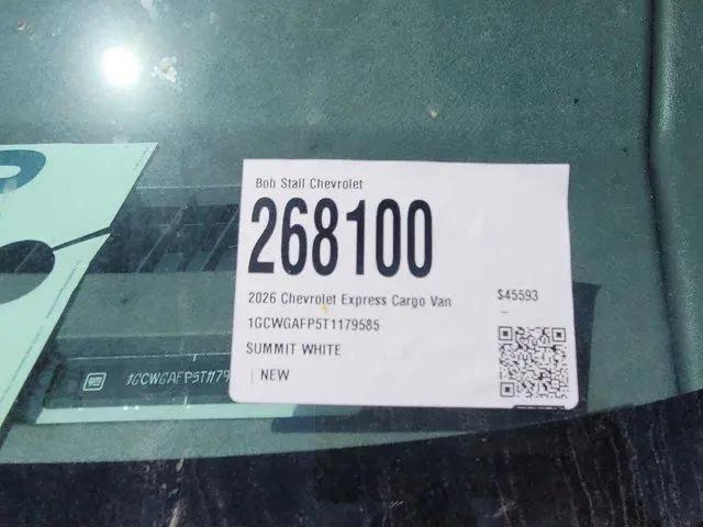 2026 Chevrolet Express Cargo Van 2500 Regular Wheelbase, WT, RWD