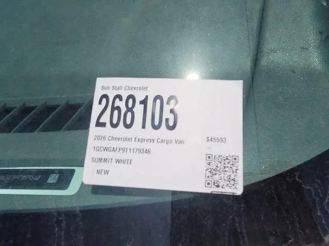 2026 Chevrolet Express Cargo Van 2500 Regular Wheelbase, WT, RWD
